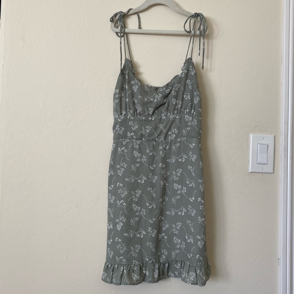 Abercrombie Sage Green Dress XS